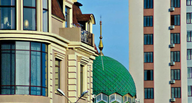 The An-Nadyriya mosque on Kotrova Street. Photo: Islam Andiyskiy http://www.odnoselchane.ru/