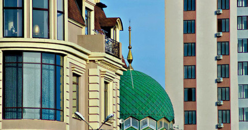 The An-Nadyriya mosque on Kotrova Street. Photo: Islam Andiyskiy http://www.odnoselchane.ru/