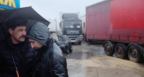 Truckers' strike. November 2015. Photo: Eduard Kornienko YUGA.ru