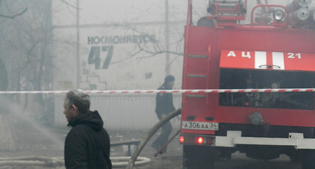 Explosion at Cosmonauts Street, 47 in Volgograd. Photo by Tatiana Filimonova for the ‘Caucasian Knot’. 