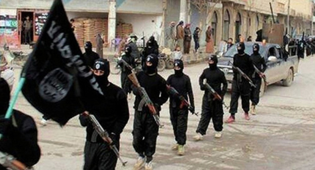 Militants of the "Islamic State" which is recognized as a terrorist organization in Russia. Photo: voenkor.info