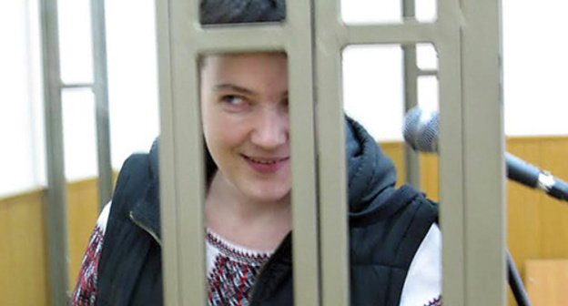 Nadezhda Savchenko in the Rostov Regional Court, December 14, 2015. Photo by Konstantin Volgin for the ‘Caucasian Knot’. 