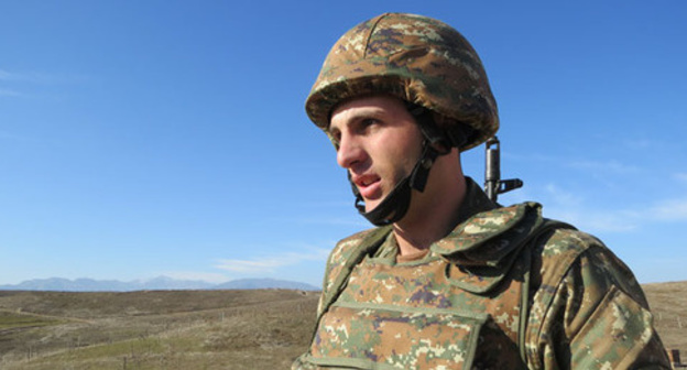 Soldier of Karabakh Defense Army. December 27, 2015. Photo by Alvard Grigoryan for the "Caucasian Knot"