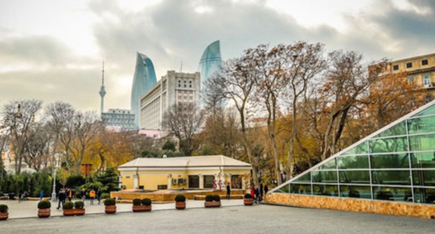 Street in the centre of Baku. Photo by Aziz Karimov for the ‘Caucasian Knot’. 