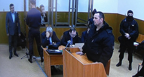 Questioning of Ivan Rusnak, witness in the criminal case against Ukrainian aviator Nadezhda Savchenko, January 17, 2016. Photo by Konstantin Volgin for the ‘Caucasian Knot’.  