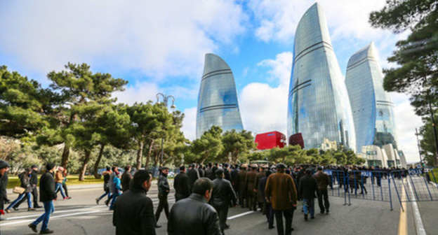 Azerbaijan marks Day of Mourning in memory of those who fell victim to special operation carried out by Soviet troops in Baku on January 20, 1990. Baku, January 20, 2016. Photo by Aziz Karimov for the ‘Caucasian Knot’. 