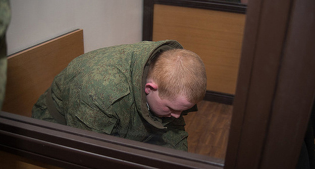 Valery Permyakov in the courtroom. Photo: © Sputnik/ Асатур Есаянц, http://www.sputnikarmenia.ru/armenia/20160118/1669962.html