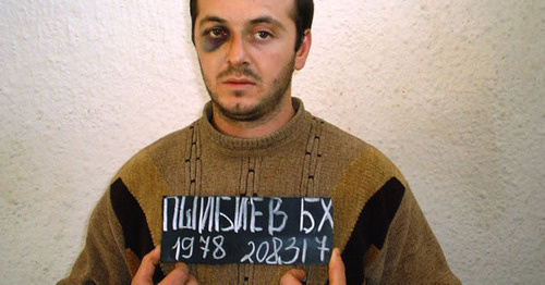 The convict Batyr Pshibiev. Photo: Sergey Khazov-Cassia (RFE/RL)