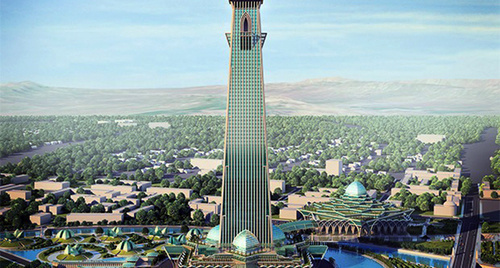 The project of a skyscraper "Akhmat Tower". Photo: http://www.groznysite.ru/mirtver/zdaniya/283-ahmat-tauer.html