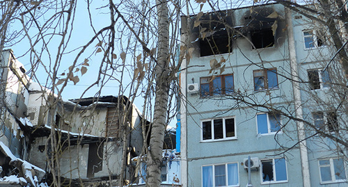 The apartment block in Volgograd destroyed by the explosion. Photo by Tatyana Filimonova for the "Caucasian Knot"
