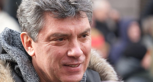 Boris Nemtsov, February 21, 2014. Photo: Ilya Schurov, https://commons.wikimedia.org/wiki/File:Support_of_prisoners_of_the_Bolotnaya_square_case_(21_February_2014)_(Boris_Nemtsov).jpg