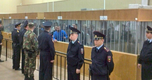 Court announces sentence in the case of the attack on Nalchik, December 2014. Photo: http://memohrc.org/news/vynesen-prigovor-po-delu-o-vooruzhennom-napadenii-na-nalchik