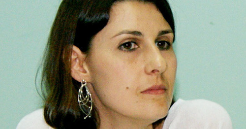 Ekaterina Sokiryanskaya, the project director for Northern Caucasus of the International Crisis Group. Photo by Natalya Kraynova for the "Caucasian Knot"