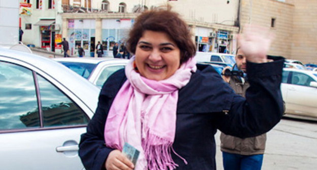 Khadija Ismayilova. Photo by Aziz Karimov for the ‘Caucasian Knot’. 