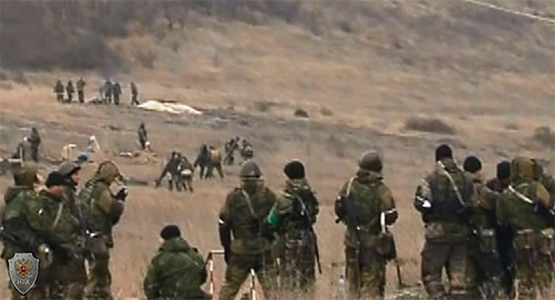 Law enforcers during CTO. Photo: http://nac.gov.ru/kontrterroristicheskie-operacii/v-dagestane-v-hode-kto-neytralizovany-dva-0.html