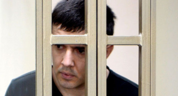 Yusup Djaparov in the courtroom. Photo by Oleg Pchyolov for the "Caucasian Knot" 