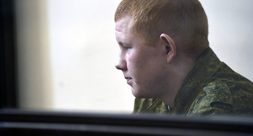 Valery Permyakov in the courtroom. Photo: Sputnik / Asatur Yesayants, http://www.sputnikarmenia.ru/armenia/20160118/1667264.html