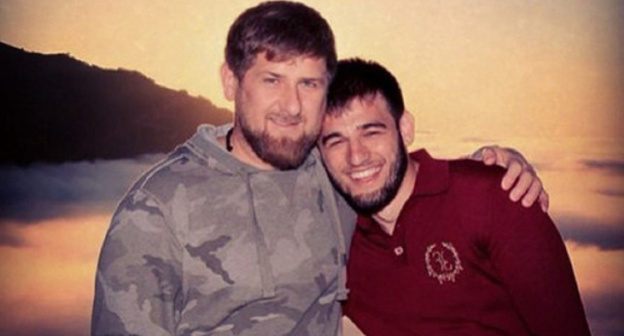 Ramzan Kadyrov and Yakub Zakriev. Photo: © Yuga.ru, https://www.yuga.ru/news/392632/