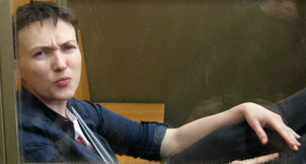 Nadezhda Savchenko in the Donetsk City Court before the  pronouncement of the verdict, March 22, 2016. Photo by Konstantin Volgin for the "Caucasian Knot"