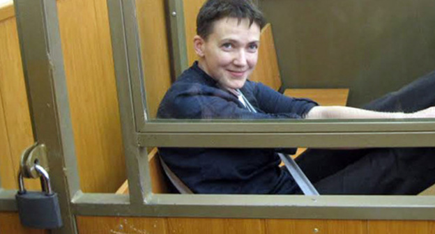 Nadezhda Savchenko in the Donetsk City Court before the  pronouncement of the verdict, March 22, 2016. Photo by Konstantin Volgin for the "Caucasian Knot"
