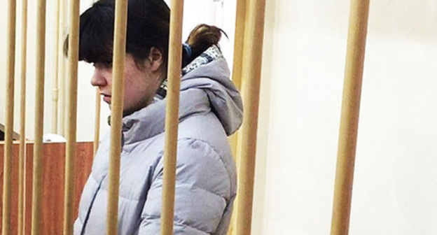 Varvara Karaulova (Alexandra Ivanova). Photo: the press service of the Lefortovo District Court of Moscow
