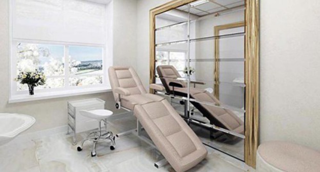 Interior of the centre "First Lady" in Nalchik. Photo: http://med1-lady.ru/index.php/Услуги/fotogalereya.html