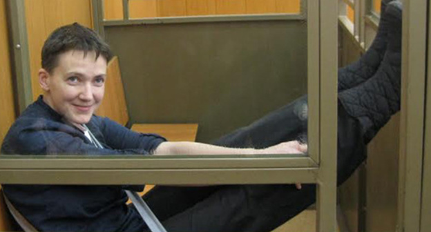 Nadezhda Savchenko in Donetsk City Court, March 22, 2016. Photo by Konstantin Volgin for the ‘Caucasian Knot’. 