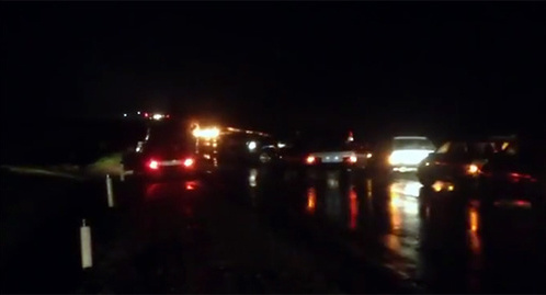 Military convoy blown up in Dagestan. Photo: screenshot of the video, http://bloknot-krasnoyarsk.ru/news/kolonnu-politseyskikh-iz-krasnoyarska-podorvali-v--729813
