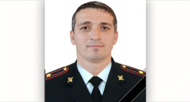 Police Major Gasan Mutalibov killed in explosion. Photo: https://05.mvd.ru/news/item/7491307