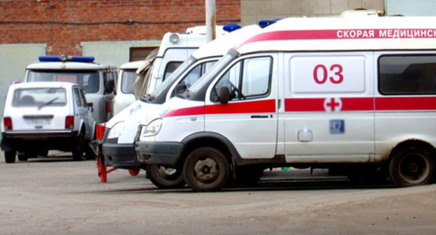 An ambulance car. Photo by Vyacheslav Yaschenko for the "Caucasian Knot"