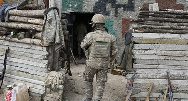 Soldiers of the army of Nagorno-Karabakh. Photo: © PAN Photo / Karo Sahakyan