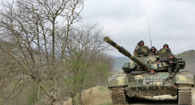 Military equipment of the army of Nagorno-Karabakh on a contact line. April 7, 2016. Photo by Alvard Grigoryan for the "Caucasian Knot"
