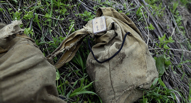 Soldier's kit. © Sputnik/ Asatur Yesayants, http://www.sputnikarmenia.ru/karabah/20160408/2865470.html