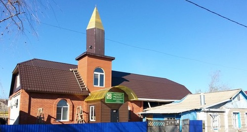 Mosque in Pallasovka. Photo: ‘Muslims of Pallasovka’ group in social network VKontakte; https://vk.com/club79340313?z=photo-79340313_341092325%2Falbum-79340313_0%2Frev