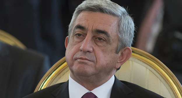 Serzh Sargsyan. Photo: © Sputnik/ Sergei Guneev