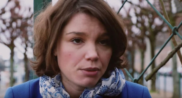 Zhanna Nemtsova. Photo: screenshot of video posted by Open Russia,  https://www.youtube.com/watch?v=se5ekGC3hB0