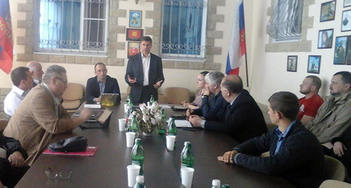 The participants of the congress of The Union of Entrepreneurs of Southern Russia "Solidarity", Lermontovo, 14 May, 2016. Photo by Asya Kapaeva for the "Caucasian Knot"