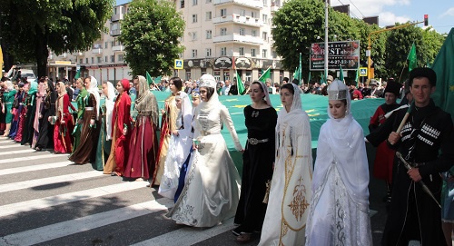 Rally in the Adygs' Memory Day in Kabardino-Balkaria. Nalchik, May 21, 2016. Photo by Lyudmila Maratova for the "Caucasian Knot"