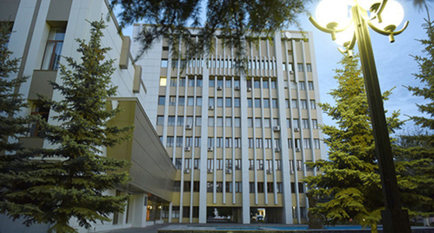Government building in Tskhinvali. Photo: © Sputnik/ Ada Bagian, http://sputnik-ossetia.ru/South_Ossetia/20160526/1999848.html