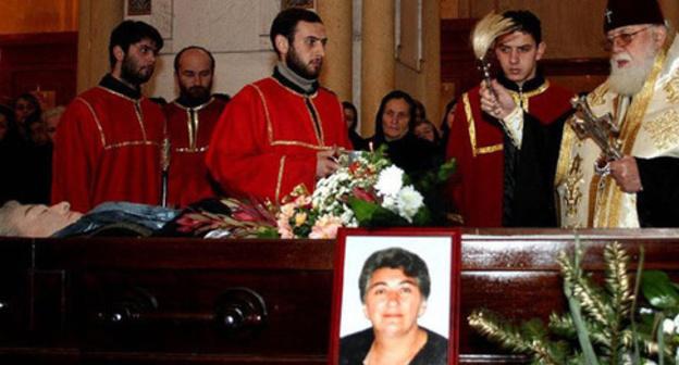 Funerals of Manana Djabeliya, December 2006. Photo: RFE/RL