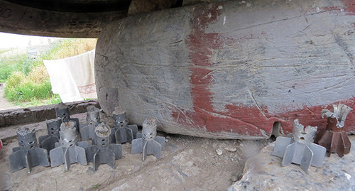 Missiles fragments. Nagorno-Karabakh. Photo by Alvard Grigoryan for the "Caucasian Knot"