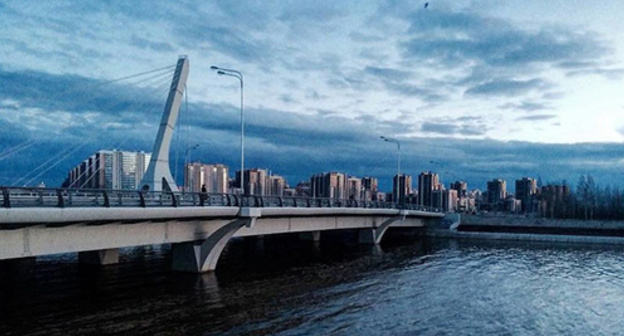 Bridge over the Dudergof Canal, Saint Petersburg. Photo: http://www.chaspik.spb.ru/people/vlasti-peterburga-soglasovali-provedenie-mitinga-protiv-mosta-kadyrova-86195/
