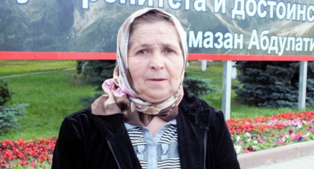 Raisat Suleimanova, mother of Magomed Suleimanov, June 11, 2016. Photo by Patimat Makhmudova for the ‘Caucasian Knot’.  