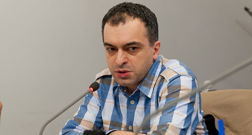 Tornike Sharashenidze, an expert of the "International Centre for Geopolitical Studies". Photo: http://sputnik-georgia.ru/georgia/20141225/217242286.html