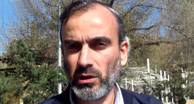 Zhirair Sefilyan. Screenshot from the video by user NewsamChannel https://www.youtube.com/watch?v=Nyqp9E59RXY