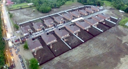 New village in Vedeno District of Chechnya. Screenshot of the video record posted on Ramzan Kadyrov’s Vkontakte page, Vk.com/ramzan