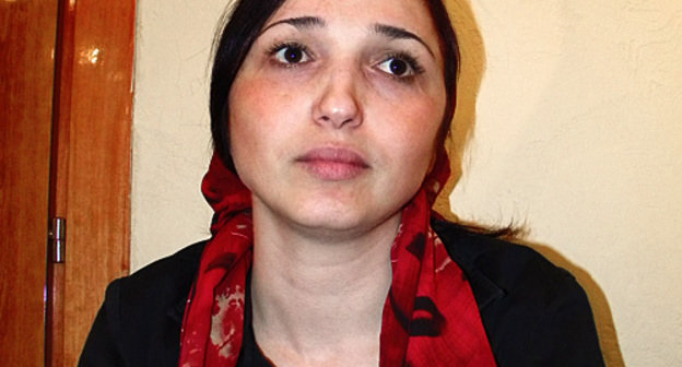 Madina, wife of blogger Alaudin Dudko. Photo by the "Caucasian Knot"