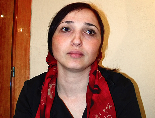 Madina, wife of blogger Alaudin Dudko. Photo by the "Caucasian Knot"