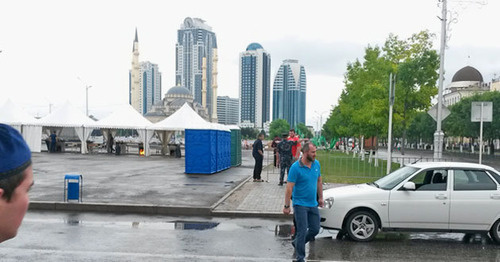 The streets of Grozny on the eve of Iftar. July 1, 2016. Photo by the "Caucasian Knot" correspondent