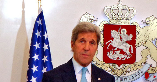 John Kerry visits Georgia, July 6, 2016. Photo by Inna Kukudzhanova for the ‘Caucasian Knot’. 
